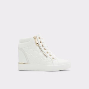 Baskets Aldo Ailannah High Top - Wedge Blanche | CIFBDP-253