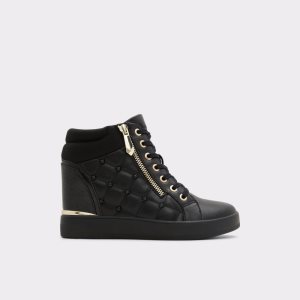 Baskets Aldo Ailannah High Top - Wedge Noir | HMSEPD-592