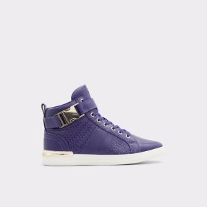 Baskets Aldo Brauerr High Top - Cup Sole Violette Foncé | IKYZHC-504