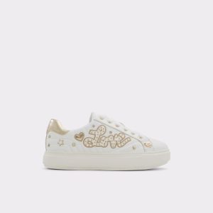 Baskets Aldo Lovenow Low Top - Cup Sole Doré Multicolore | XAFCMI-081