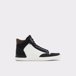 Baskets Aldo Sauerbergg High Top - Cup Sole Noir | OQCUVR-746