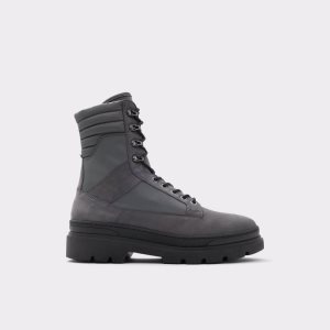 Bottes Habillées Aldo Field Dentelle-up - Lug Sole Grise Foncé | ODMXAG-905