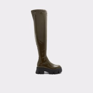 Bottes Hautes Aldo Grandmode Over-the-knee - Lug Sole Kaki | MDUVGI-479