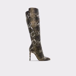 Bottes Hautes Aldo Sophialaan Knee-high - Stiletto Kaki | PIVDHM-803