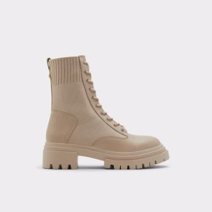 Bottes de combat Aldo Reflow - Lug Sole Beige Clair | SIZBJH-415