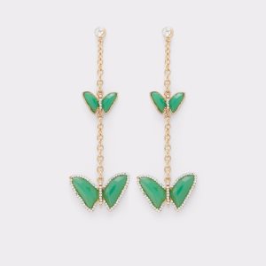 Boucle d'oreille Aldo Alerelia Pendant Vert | YLIJVF-962