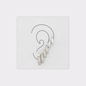 Boucle d'oreille Aldo Babendra Argent Multicolore | AKSMIT-981