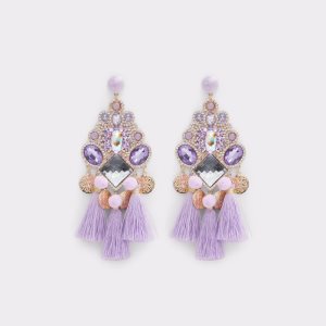 Boucle d'oreille Aldo Escanaba Chandelier Violette Clair | DJBYWK-987