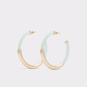 Boucle d'oreille Aldo Giondra Hoop Vert Clair | QJTDIS-725