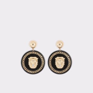 Boucle d'oreille Aldo Glibeth Pendant Noir Doré Multicolore | YEQSIH-063