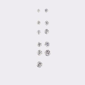 Boucle d'oreille Aldo Grelillan Stud Argent Multicolore | XZHKRE-751