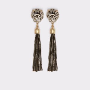 Boucle d'oreille Aldo Istokpoga Chandelier Noir Doré Multicolore | VDMWEJ-573