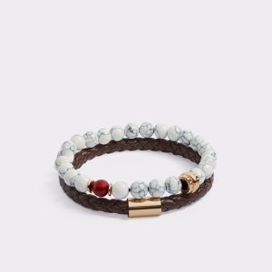 Bracelet Aldo Columbo Marron Foncé | EJHMLZ-697