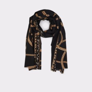 Chapeaux Aldo Enobadanten Scarf Noir Doré Multicolore | KALEIU-367