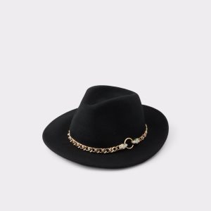 Chapeaux Aldo Follia Fedora Noir Doré Multicolore | DLGIQJ-062