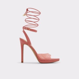 Chaussures Plateforme Aldo Docilla Lanières Talons Sandal - Stiletto Rose | FUMKQE-368