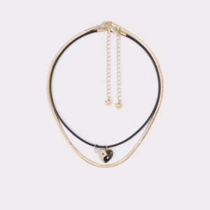 Collier Aldo Elbaedar Noir Doré Multicolore | NIUTFZ-479