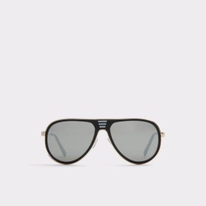 Lunettes de Soleil Aldo Barnish Aviator Noir | GFONXE-928