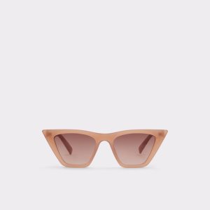 Lunettes de Soleil Aldo Derras Cat Eye Beige | LKSNIV-653