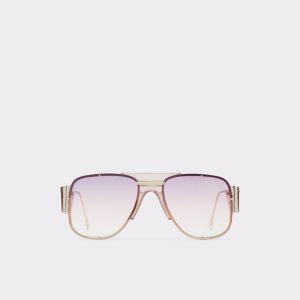 Lunettes de Soleil Aldo Qei Aviator Violette Clair | NDEMIK-729