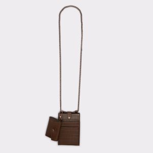 Portefeuilles Aldo Sargas Card Holder Marron | MJRZQI-439