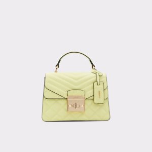 Sac À Main Aldo Cottin Top Handle Jaune Clair | GLNDWZ-759