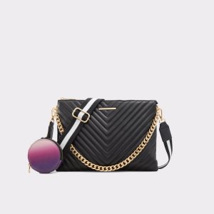 Sacs Crossbody Aldo Henie Noir | FTHMQB-730