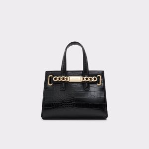 Sacs Fourre Tout Aldo Posa Satchel Noir | EWXNTA-294