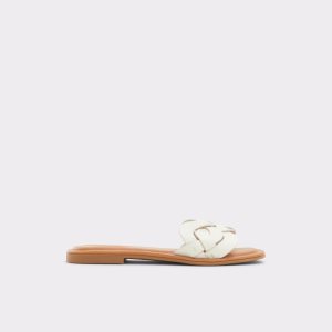 Sandales Aldo Adwilaviel Claquette Sandal Blanche | DCTNVZ-405