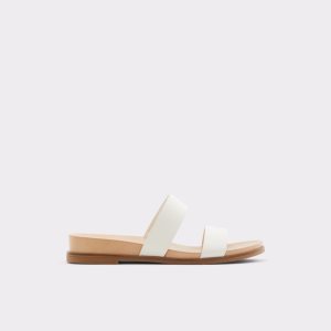 Sandales Aldo Aliawen Claquette Sandal Blanche | QNPUMS-263