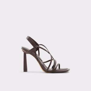 Sandales Aldo Amilia Lanières High Sandal Marron Foncé | VTIWAL-698