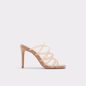 Sandales Aldo Brigette Lanières Talons Sandal - Stiletto Beige | FXQLZE-289