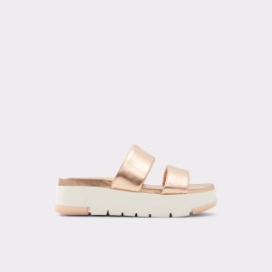 Sandales Aldo Cirea Wedge Sandal - Flatform Rose Doré | ZCAREQ-076