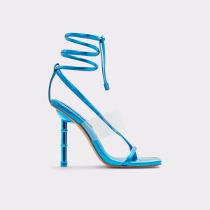 Sandales Aldo Elektra Lanières Talons Sandal Bleu | AOHNMU-685