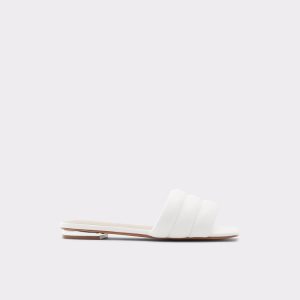 Sandales Aldo Goani Claquette Sandal Blanche | YFCTGV-312