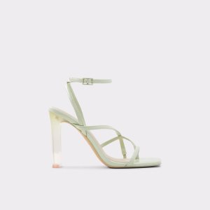 Sandales Aldo Hainiel Lanières Talons Sandal - Cup Sole Vert Clair | DQNLTW-450