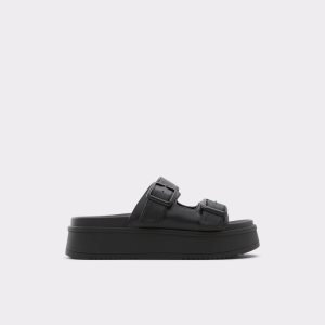 Sandales Aldo Jika Claquette Sandal - Flatform Noir | BVQGHR-527