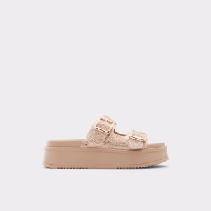 Sandales Aldo Jika Claquette Sandal - Flatform Rose Doré | IWLYOS-317