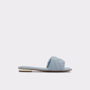 Sandales Aldo Moniq Claquette Sandal Bleu Clair | KUYEHW-259