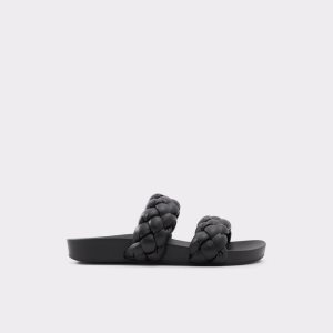 Sandales Aldo Oaka Claquette Sandal Noir | XOQFBW-538