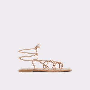 Sandales Aldo Posey Lanières Plates Sandal Beige | RYHIXD-901