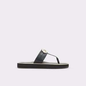 Sandales Aldo Searene Flip Flop Noir | KBTYSU-365