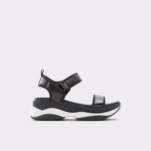 Sandales Aldo Talenagyn Wedge Sandal Noir | RBOJHL-651