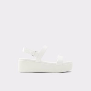 Sandales Aldo Tisdal Lanières Wedge Sandal - Wedge Blanche | YJGSXZ-869