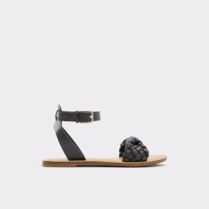 Sandales Aldo Tressa Brides Back Plates Sandal Noir | YXCRTQ-837