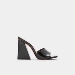 Talon Bloc Aldo Prisma High Mule Noir | FJGOUY-081