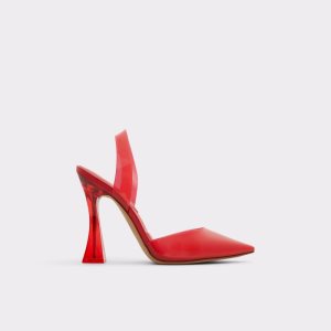 Talon Bloc Aldo Solanti Brides Back High Rouge | TKUVNF-758