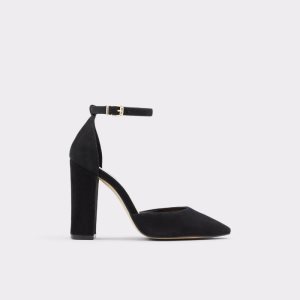 Talon Bloc Aldo Susan Lanières Talons Noir | BKZMNA-892