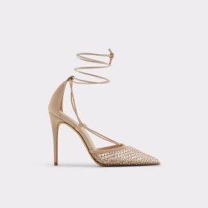 Talons Aldo Ladanten Lanières Talons Beige | ICFGDZ-923