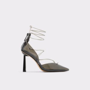 Talons Aldo Uniatha Lanières Talons Noir | LQHUEB-690